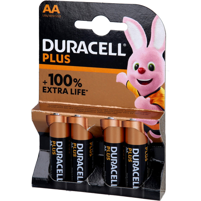 Batterie Mignon LR6 MN1500 DURACELL PLUS, 4 St