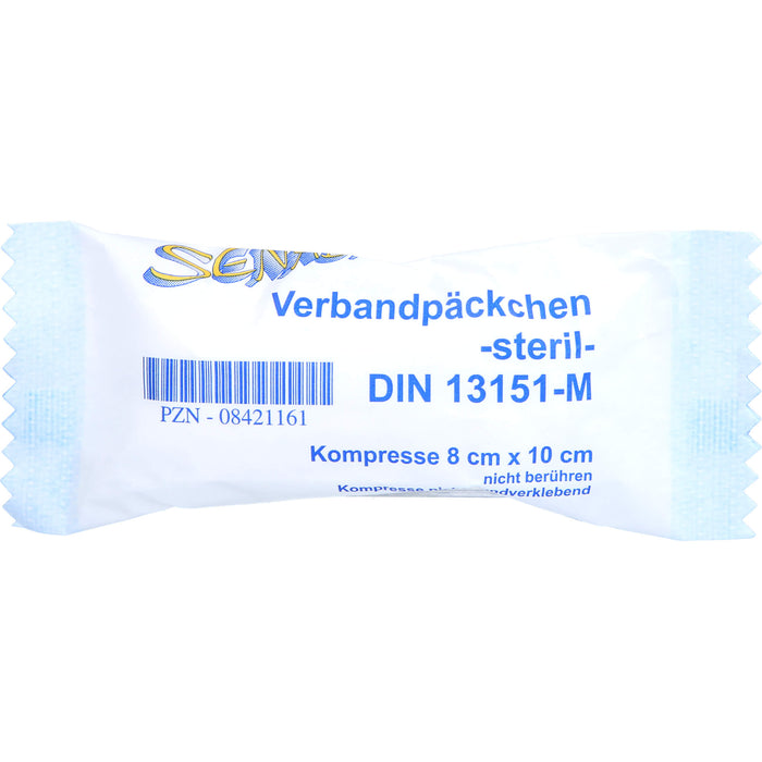 Senada Verbandpäckchen mittel steril, 1 St. Verbandzellstoff