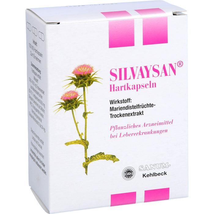 SANUM-KEHLBECK Silvaysan Hartkapseln bei Lebererkrankungen, 100 pcs. Capsules