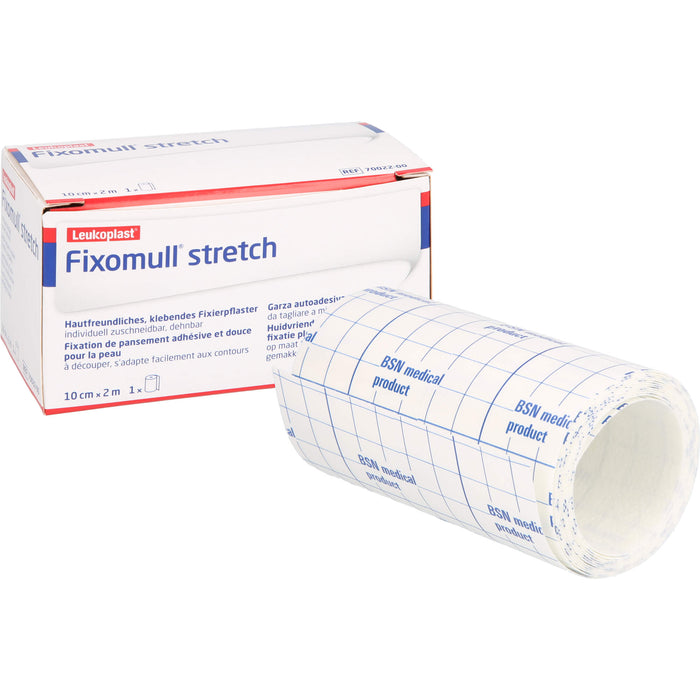 Fixomull stretch 10 cm x 2 m Klebevlies zur vollflächigen Verbandfixierung, 1 pcs. Patch