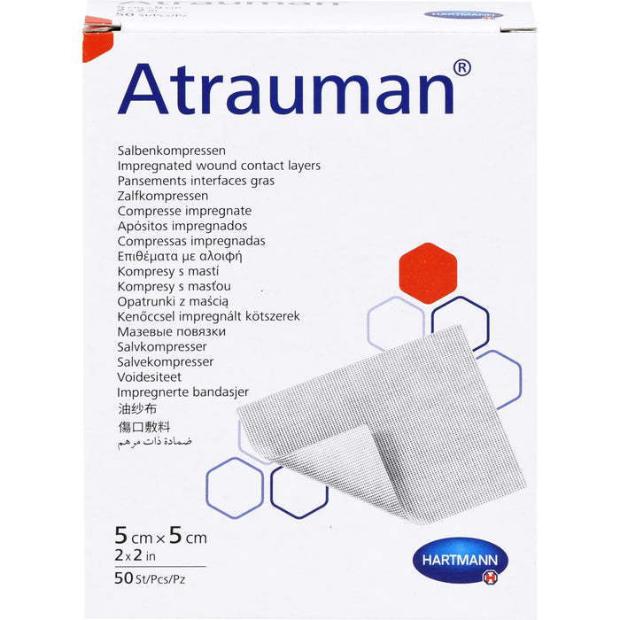 Atrauman 5x5cm steril Kompressen, 50 St KOM