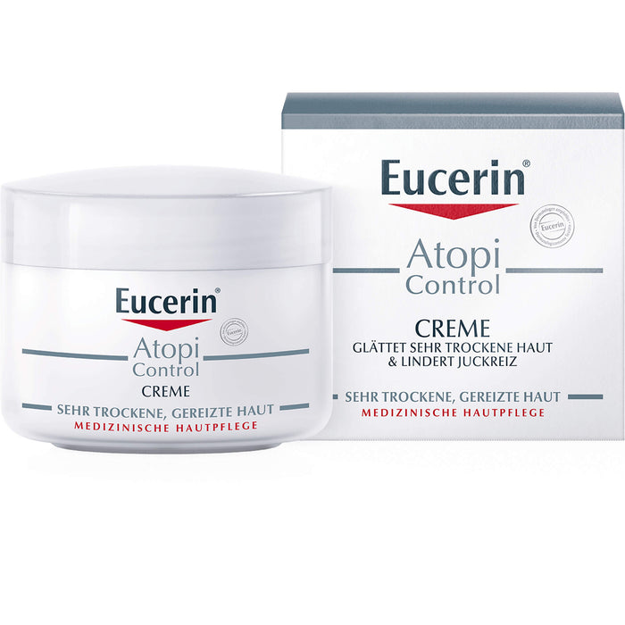 Eucerin AtopiControl Creme + Eucerin AtopiControl Probierset Gratis, 75 ml Cream