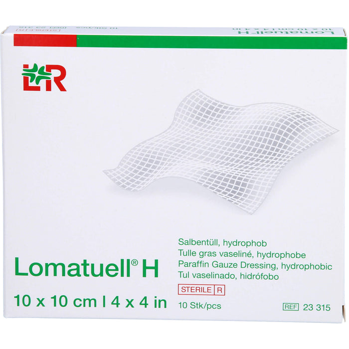 LOMATUELL H Salbentuell 10x10cm st.23315, 10 St VER