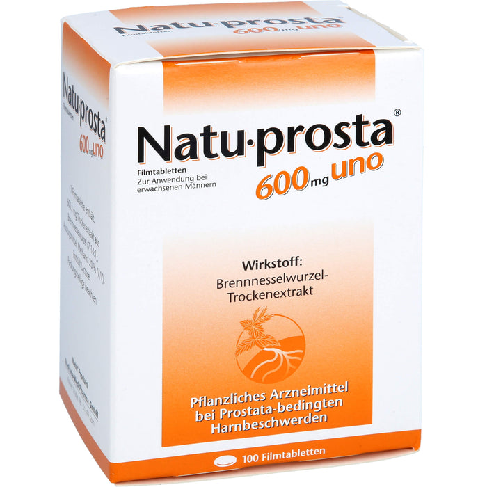 Natu-prosta 600 mg uno, Filmtabletten, 100 St. Tabletten