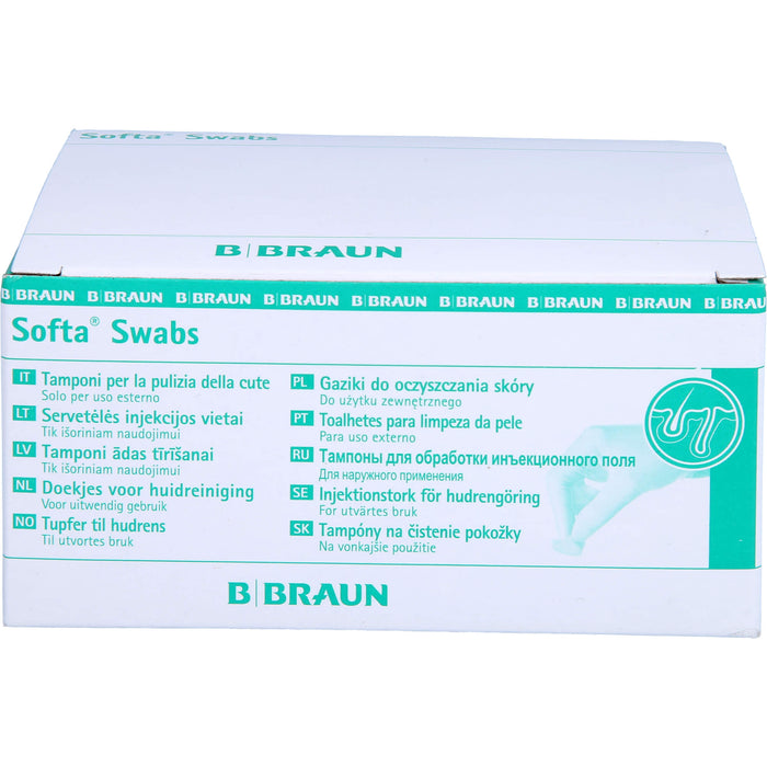 B. BRAUN Softa Swabs Tupfer zur Hautreinigung, 100 pc Écouvillon