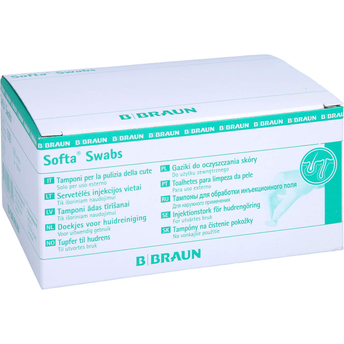 B. BRAUN Softa Swabs Tupfer zur Hautreinigung, 100 pcs. Swab