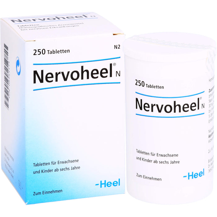 Nervoheel N Tabletten bei nervösen Erkrankungen, 250 pc Tablettes