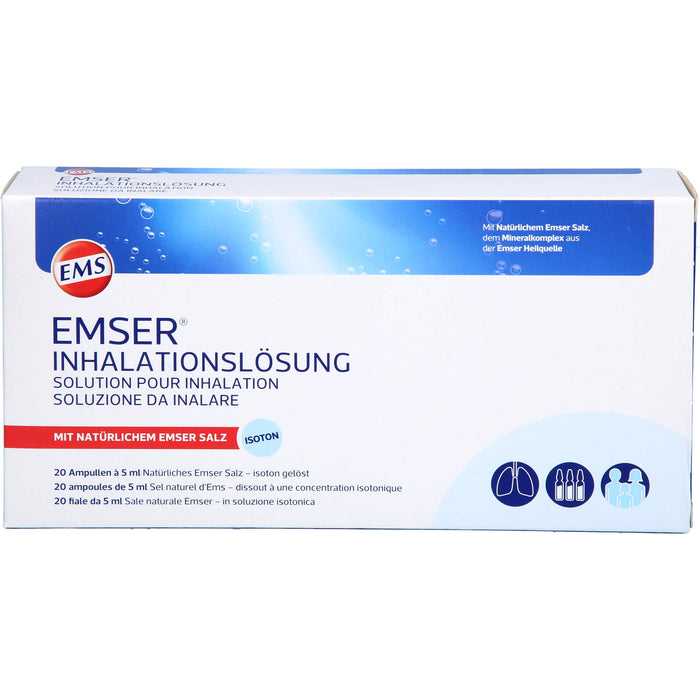 EMSER Inhalationslösung, 20 pc Ampoules