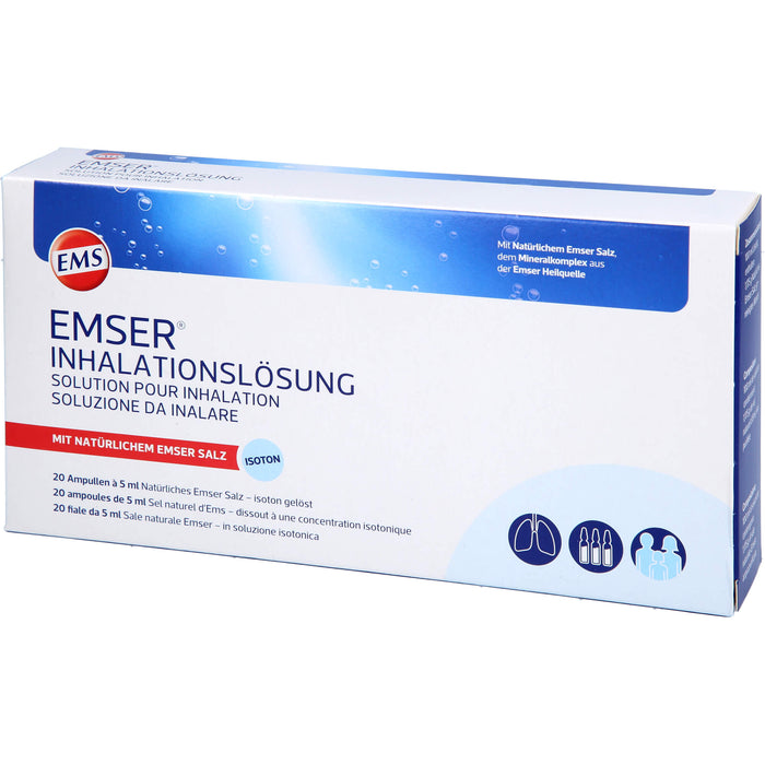 EMSER Inhalationslösung, 20 St. Ampullen