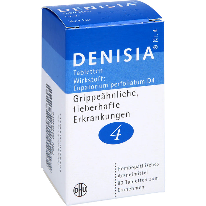 DHU DENISIA Nr. 4 Tabletten bei grippeähnlichen Erkrankungen, 80 pcs. Tablets