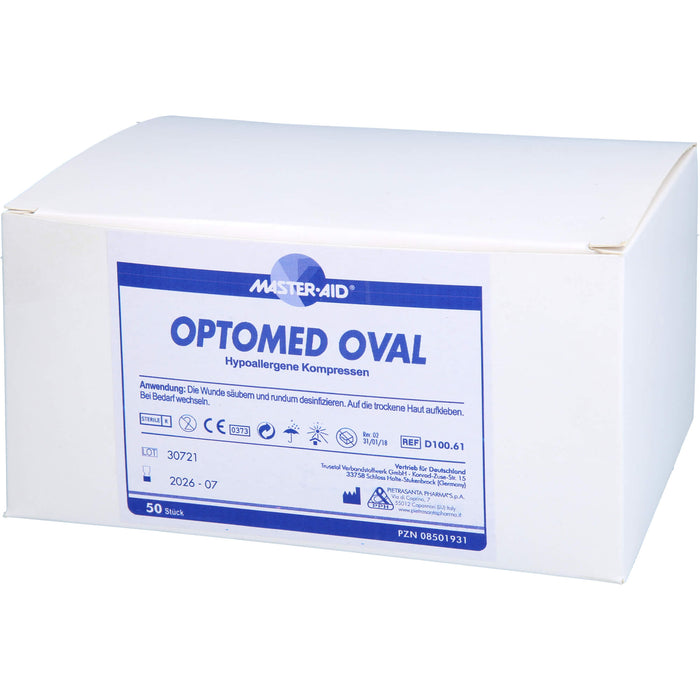 Optomed Wundverband oval, 50 St VER