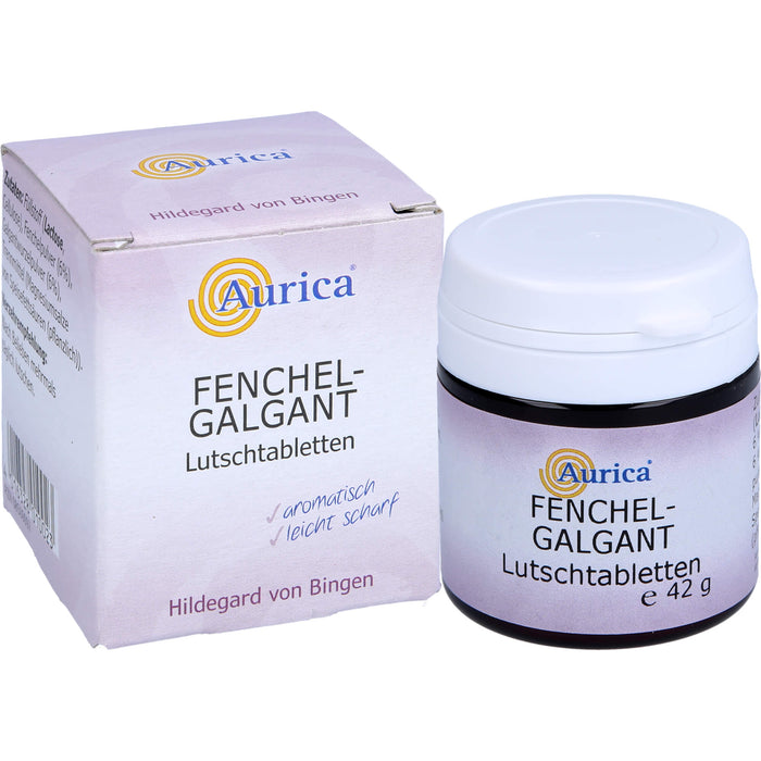 Aurica Fenchel-Galgant Lutschtabletten, 170 pc Tablettes