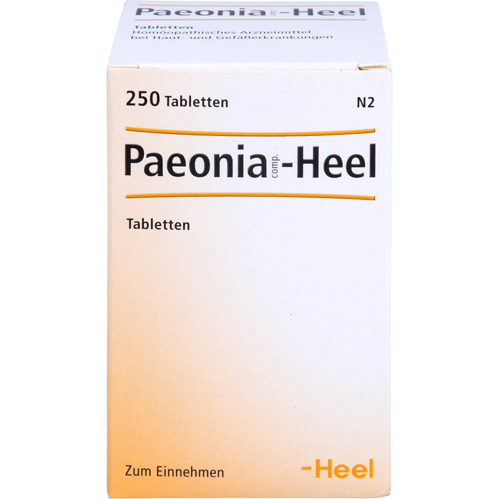 Paeonia comp. Heel Tabletten bei Haut- und Gefäßerkrankungen, 250 pc Tablettes