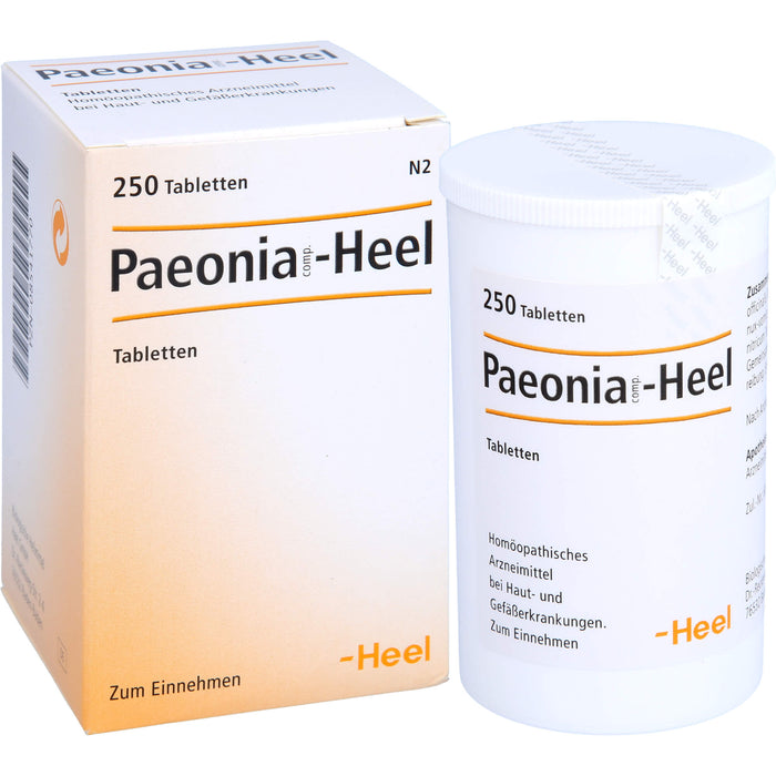 Paeonia comp. Heel Tabletten bei Haut- und Gefäßerkrankungen, 250 pc Tablettes