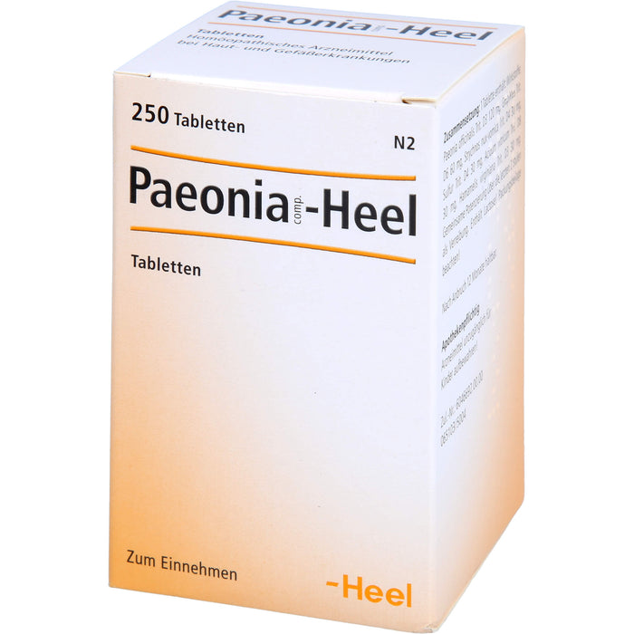 Paeonia comp. Heel Tabletten bei Haut- und Gefäßerkrankungen, 250 pcs. Tablets