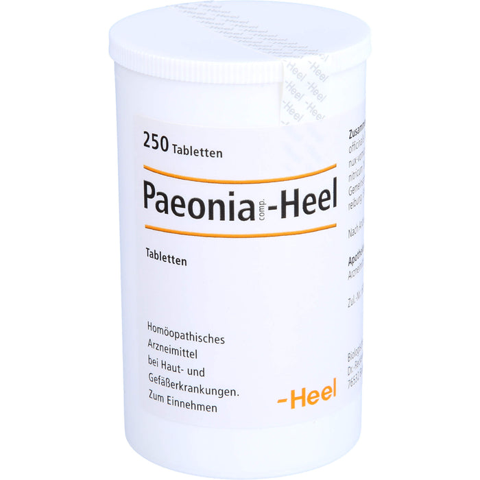 Paeonia comp. Heel Tabletten bei Haut- und Gefäßerkrankungen, 250 pc Tablettes