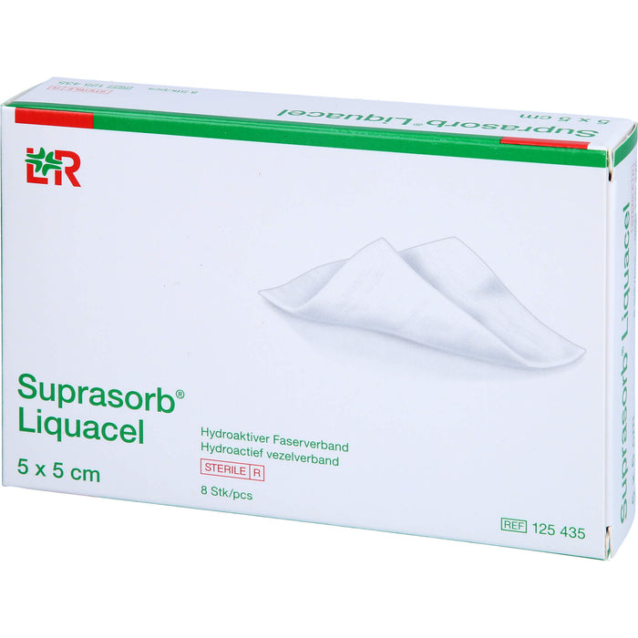 Suprasorb Liquacel Hydroaktiver Faserverband, 8 St VER