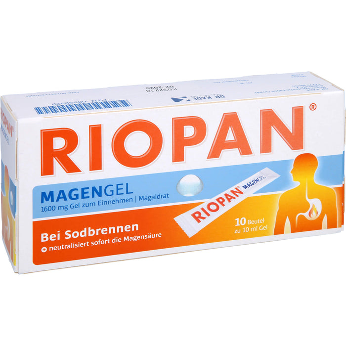 RIOPAN bei Sodbrennen Magengel, 10 pcs. Sachets