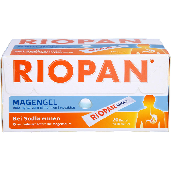 RIOPAN bei Sodbrennen Magengel, 20 pcs. Sachets