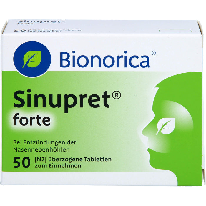 Sinupret forte überzogene Tabletten, 50 pcs. Tablets