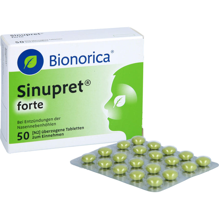 Sinupret forte überzogene Tabletten, 50 pc Tablettes