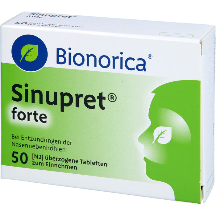 Sinupret forte überzogene Tabletten, 50 pcs. Tablets