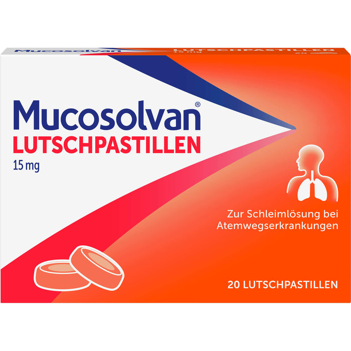 Mucosolvan 15 mg Lutschpastillen, 20 St. Tabletten