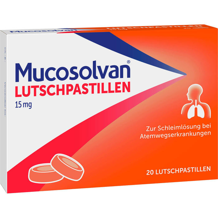 Mucosolvan 15 mg Lutschpastillen, 20 pc Tablettes