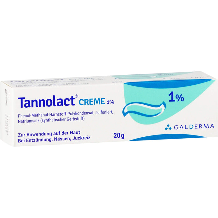 Tannolact Creme 1 % bei Entzündung, Nässen, Juckreiz, 20 g Cream