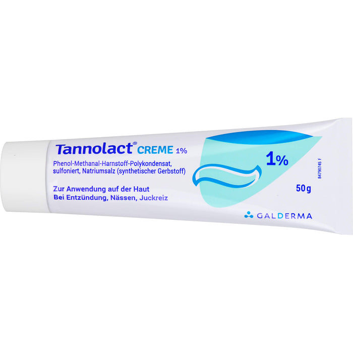 Tannolact Creme 1% bei Entzündung, Nässen, Juckreiz, 50 g Cream