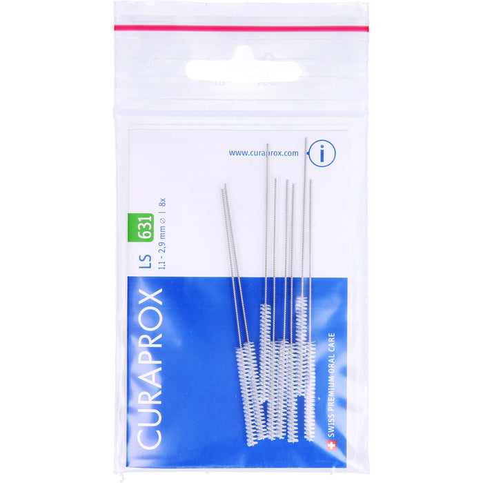 CURAPROX LS 631 Interdentalbürste extra fein 1,1 - 2,9 mm, 8 pc Brosses interdentaires