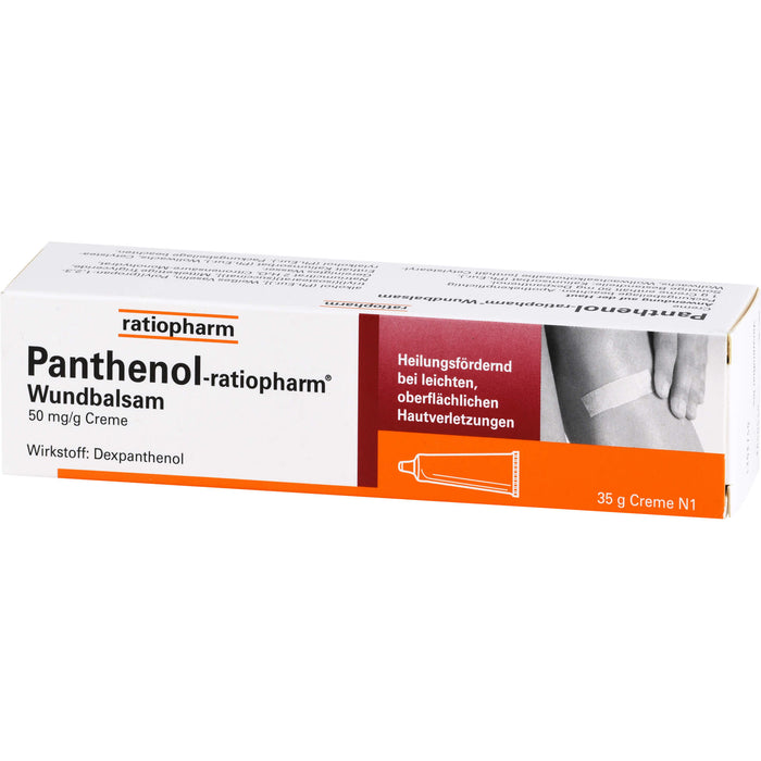 Panthenol-ratiopharm Wundbalsam heilungsfördernde Creme, 35 g Crème