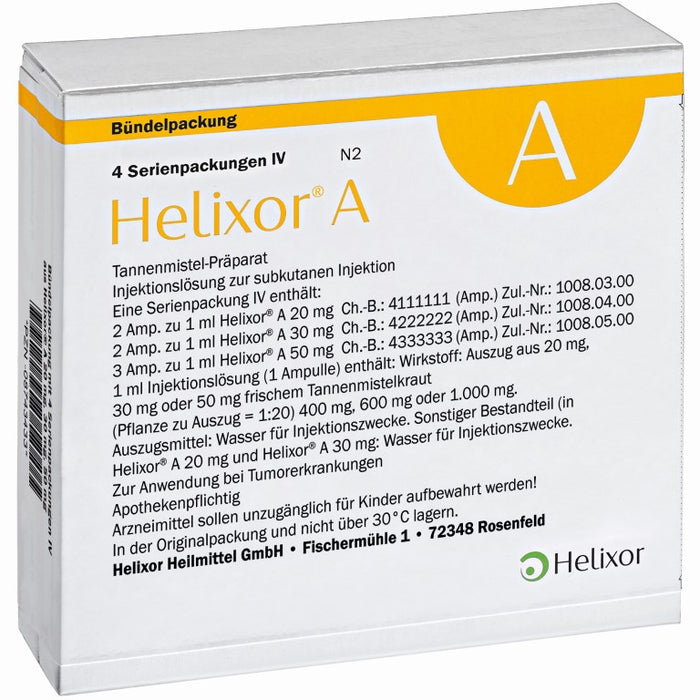 Helixor A Serienpackung IV, 28 pc Ampoules