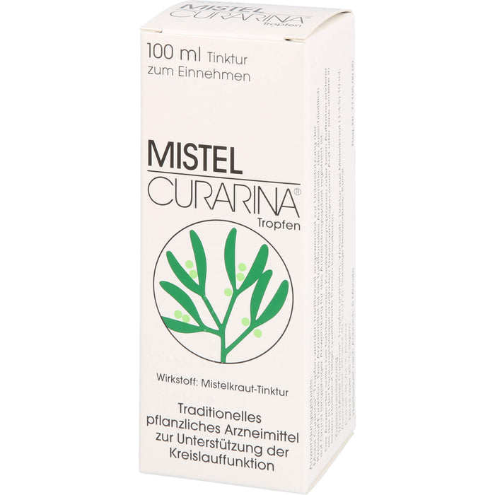 Mistel Curarina Tropfen zur Unterstützung der Kreislauf-Funktion, 100 ml Solution