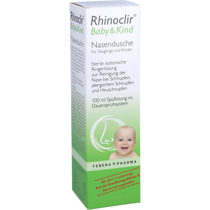 Rhinoclir Baby & Kind Nasendusche, 100 ml Lösung