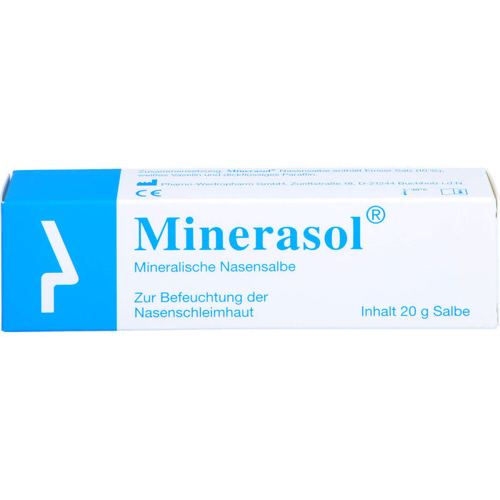 Minerasol mineralische Nasensalbe zur Befeuchtung der Nasenschleimhaut, 20 g Onguent