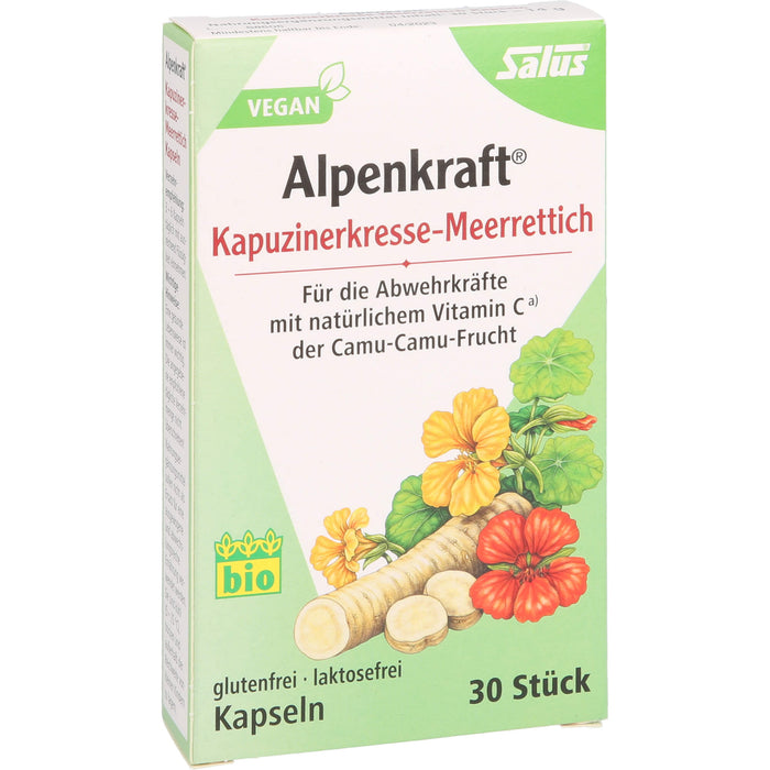 Salus Alpenkraft Kapuzinerkresse-Meerrettich Kapseln, 30 pc Capsules