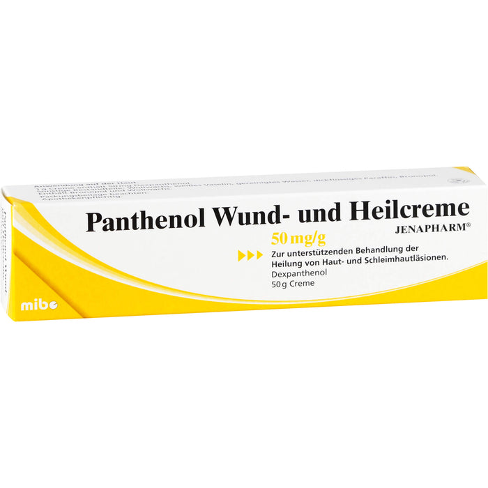 Panthenol Wund- und Heilcreme Jenapharm 50 mg/g, 50 g Creme