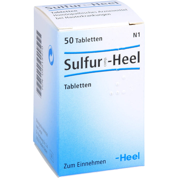 Sulfur comp.-Heel Tbl., 50 St TAB