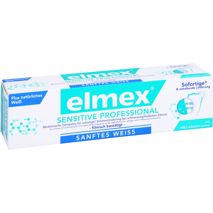 elmex SENSITIVE PROFESSIONAL plus Sanft. Zahnweiss, 75 ml Dentifrice