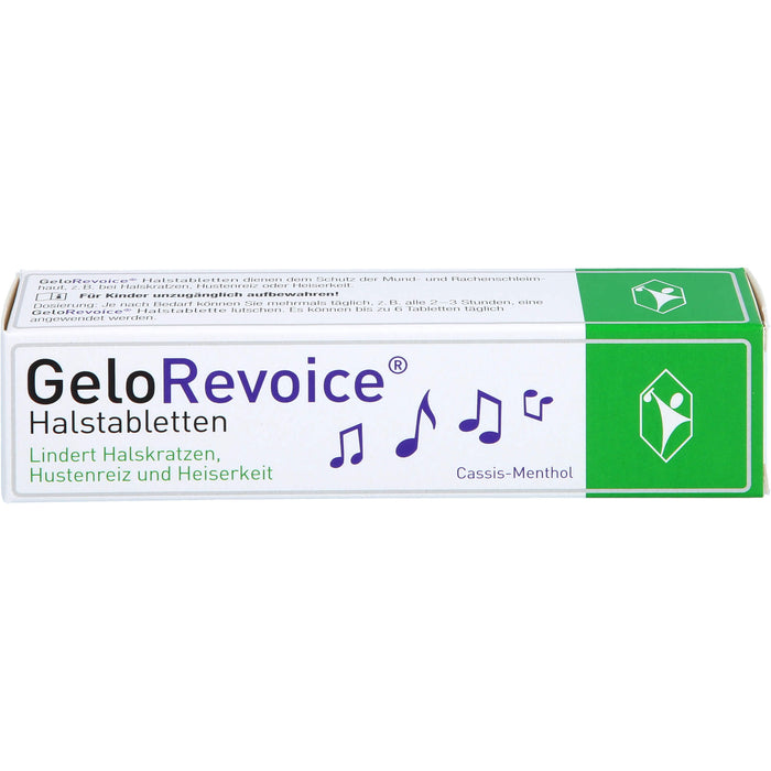 GeloRevoice Halstabletten Cassis-Menthol, 20 St. Tabletten