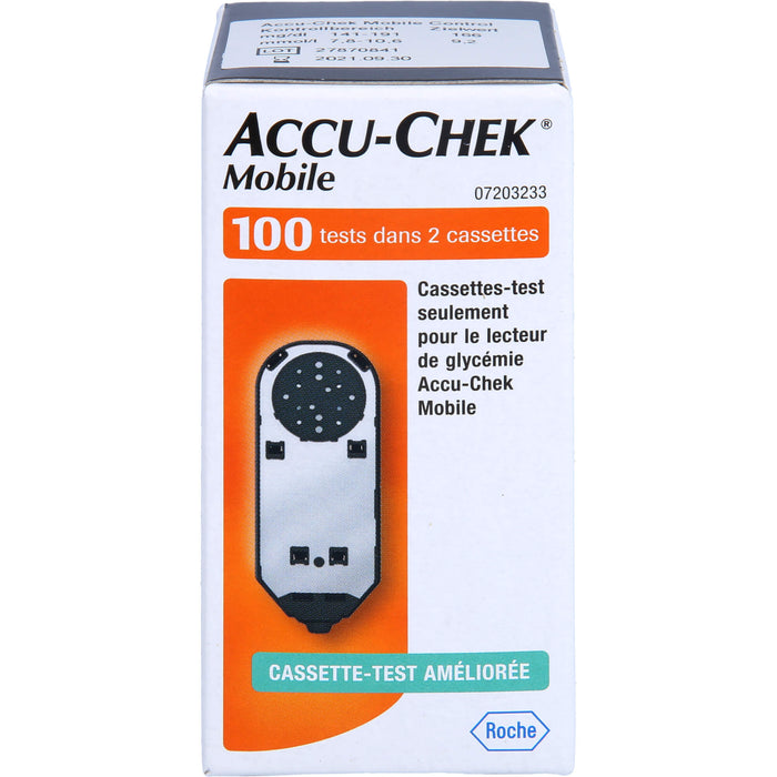 ACCU-CHEK Mobile Testkassette Plasma II, 100 pc Bandelettes réactives