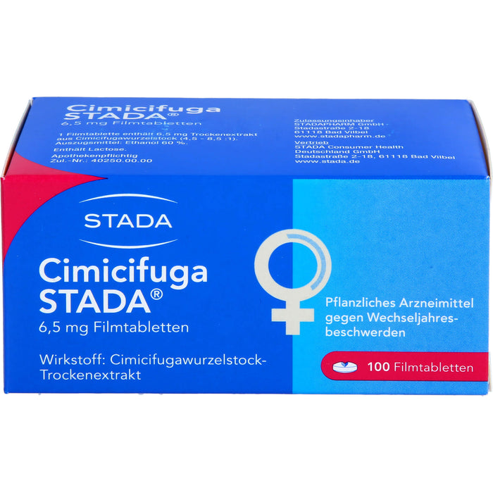 Cimicifuga STADA Tabletten gegen Wechseljahresbeschwerden, 100 pcs. Tablets