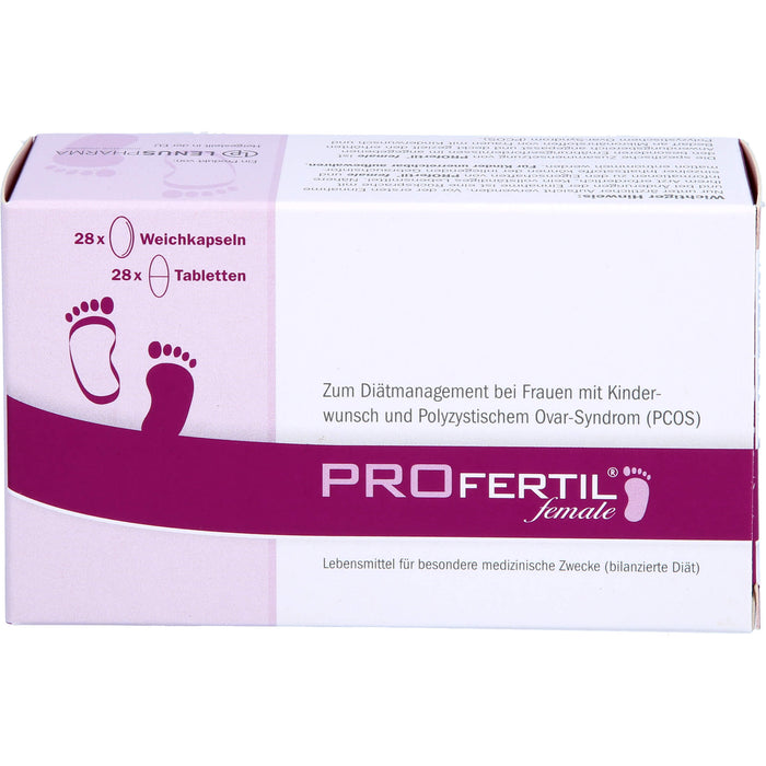 PROfertil female Tabletten und Kapseln Kombipackung 1 Monat bei Kinderwunsch, 1 pcs. Combipack