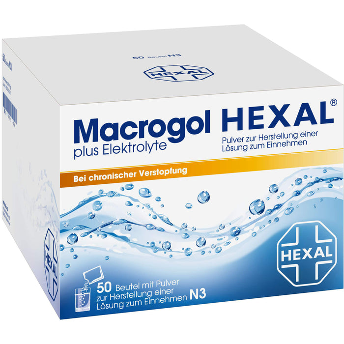 Macrogol HEXAL plus Elektrolyte, 50 pc Sachets