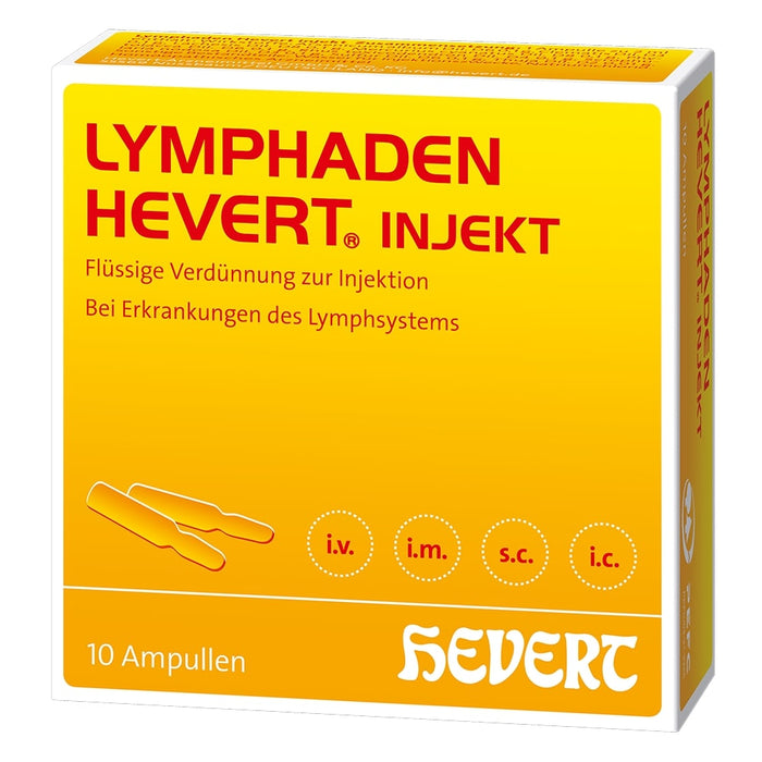 Lymphaden Hevert Injekt Ampullen, 10 pcs. Ampoules