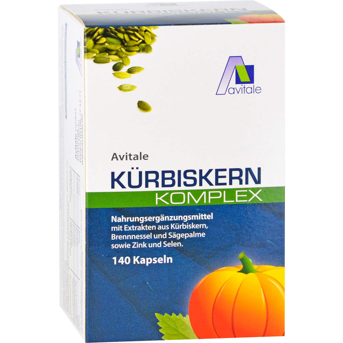 Avitale Kürbiskern Komplex Kapseln, 140 pcs. Capsules