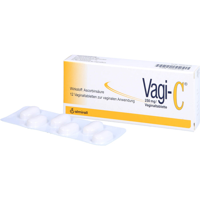 Vagi-C Vaginaltabletten, 12 pc Tablettes