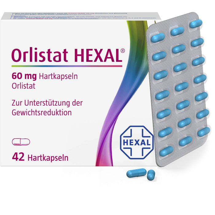 Orlistat HEXAL 60 mg Hartkapseln, 42 St. Kapseln