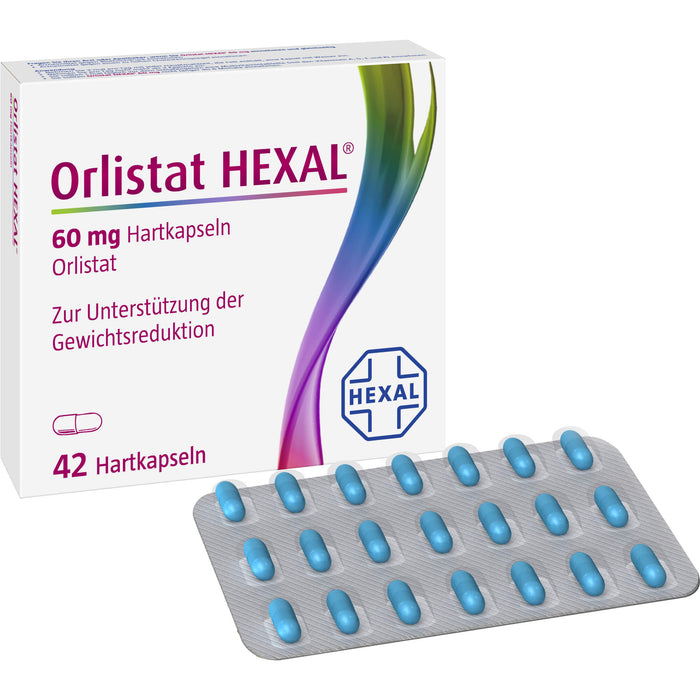 Orlistat HEXAL 60 mg Hartkapseln, 42 pcs. Capsules